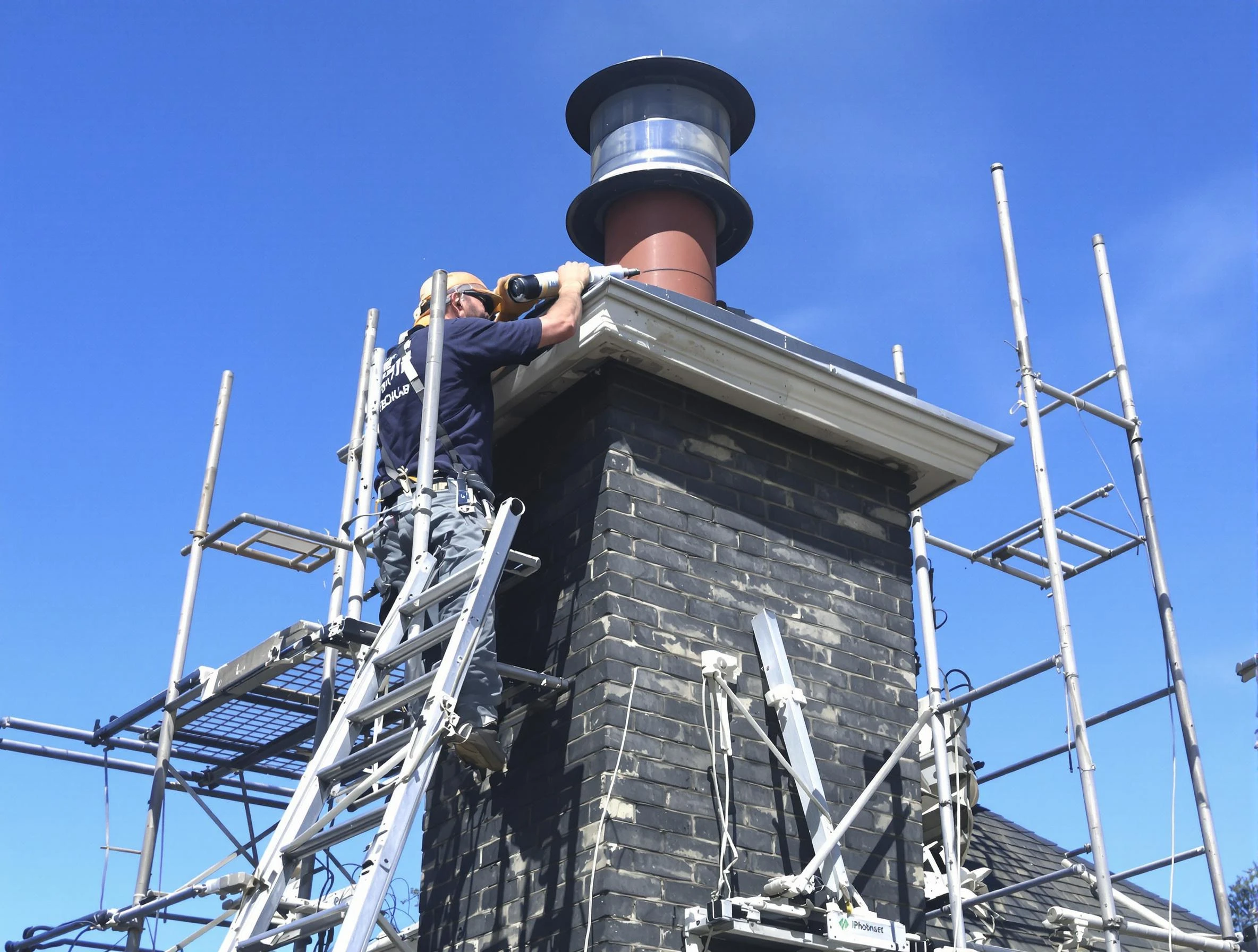 Sturdy chimney crown finished by Westfield Chimney Sweep in Westfield, NJ